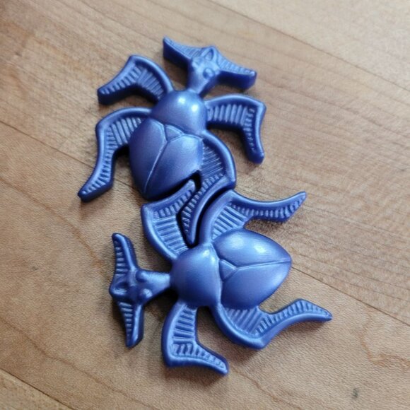 Blue Tessera Perpetual Puzzle Beetle‎ Scarab Plastic Bugs 2 Inch Replacement - Picture 4 of 7